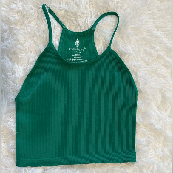 🆕 Free People Happiness Runs Crop Tank M/L - Picture 8 of 8